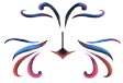 Pochoir''Fantasy Mask Children'' Stencil